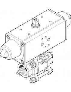 Ball valve actuator unit...