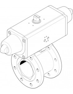 Ball valve actuator unit...