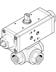 Ball valve actuator unit...