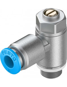 One-way flow control valve...