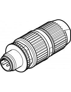 Conector NECU-S-M12G4-HX-Q7...