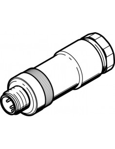 Conector NECU-S-M12G4-D-IS...