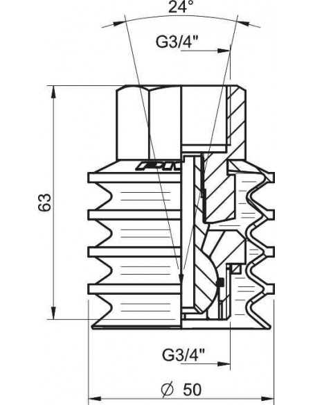 3350067 Ball joint G3/4"