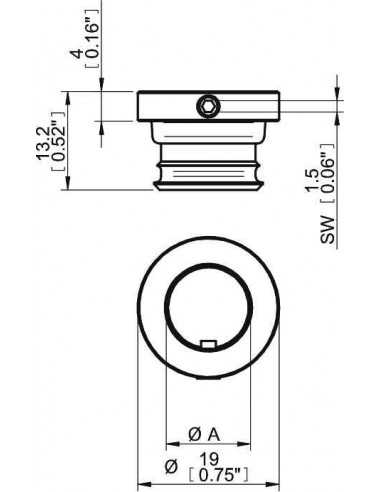 0125933 G.PD08X.00 Fitting push on retrofit 8