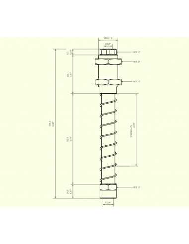 0208916 Level compensator KSPH-M20-2F-75 Rotating