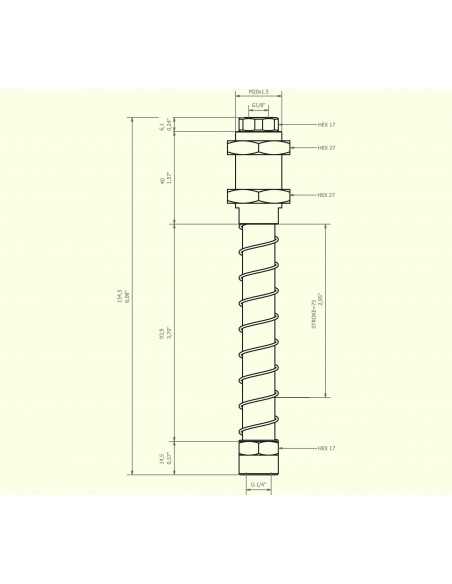 0208916 Level compensator KSPH-M20-2F-75 Rotating