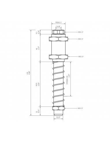 0208921 Level compensator KSPH-M20-2M-50 Rotating