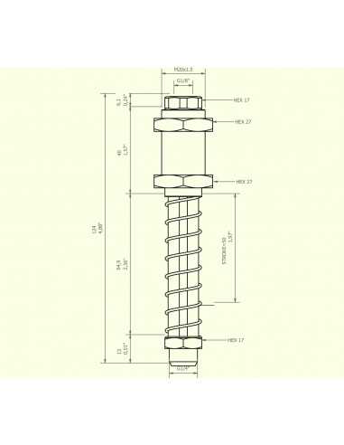 0208922 Level compensator KSPH-M20-2M-50A Non rotating