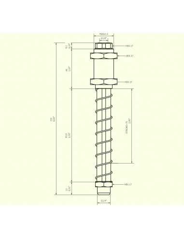 0208924 Level compensator KSPH-M20-2M-75A Non rotating