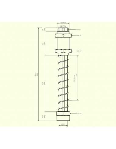 0208930 Level compensator KSPH-M20-3F-75A Non rotating