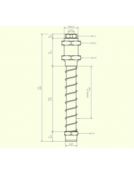 0208935 Level compensator KSPH-M20-3M-75 Rotating