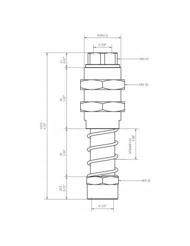 0209473 Level compensator KSPH-M30-4F-25