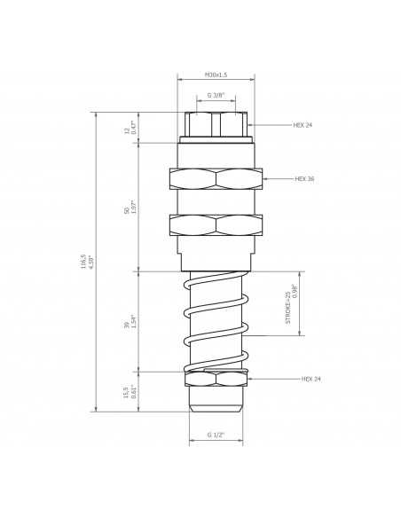 0209472 Level compensator KSPH-M30-4M-25