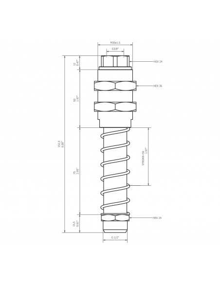 0209474 Level compensator KSPH-M30-4M-50