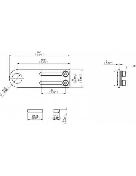 0200454 Mounting bracket MB16L