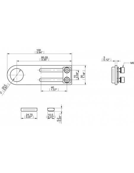 0200456 Mounting bracket MB20L