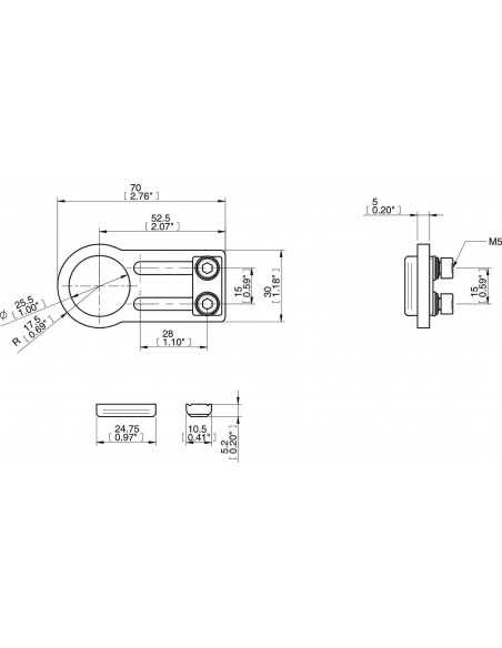 0200452 Mounting bracket MB25S