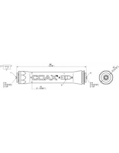 0122897 piINLINE Mini Pi 8-8 mm