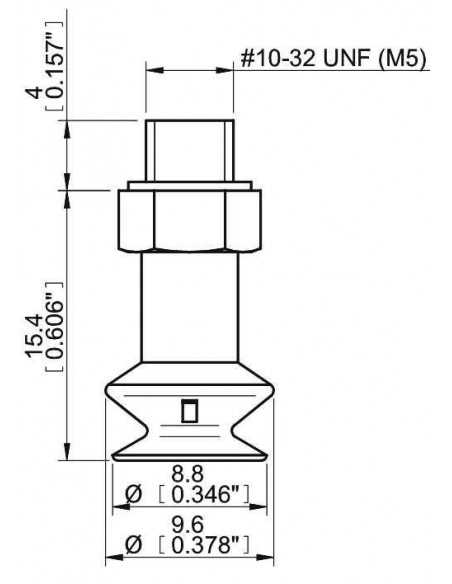 3250083SC S.B8CS50.MM5M.00 Suction cup B8.25.01AB