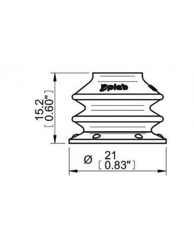 0118507 S.BX20P3060.XXX.00 Suction Cup BX20P.4K