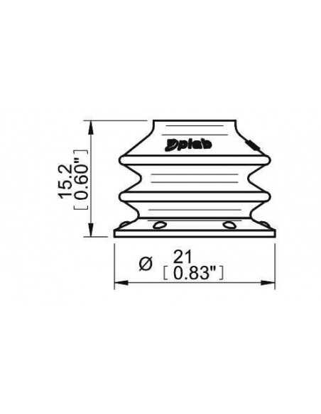 0118507 S.BX20P3060.XXX.00 Suction Cup BX20P.4K