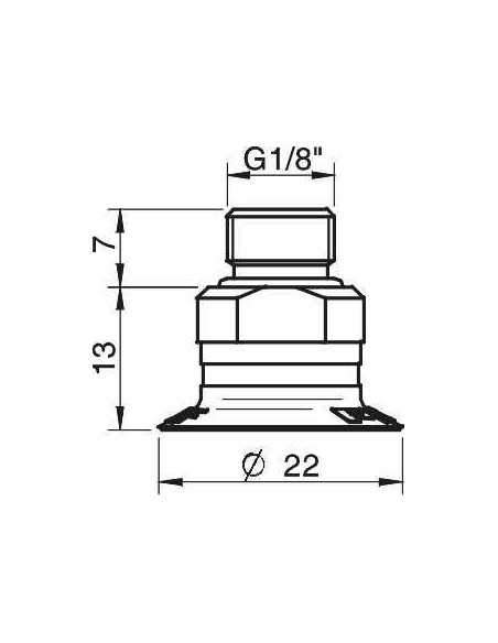 0101288 S.F20T81.G18M.54 Suction cup F20MF.40.02DB