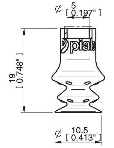 0206202 S.FBX10DS40.XXX.00 Suction cup detectable FCM