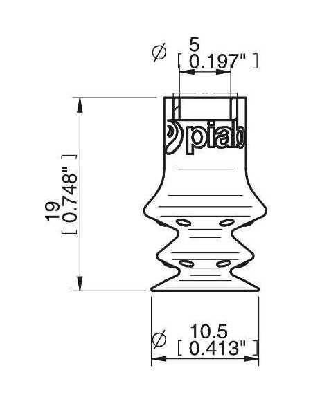 0206202 S.FBX10DS40.XXX.00 Suction cup detectable FCM