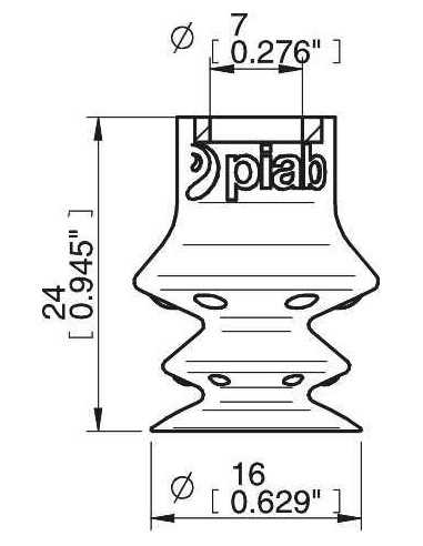 0206203 S.FBX15DS40.XXX.00 Suction cup detectable FCM