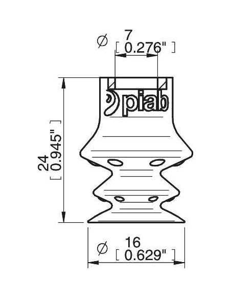 0206203 S.FBX15DS40.XXX.00 Suction cup detectable FCM