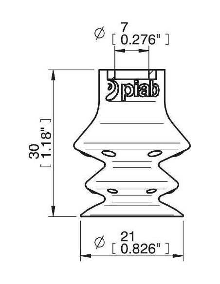 0206204 S.FBX20DS40.XXX.00 Suction cup detectable FCM