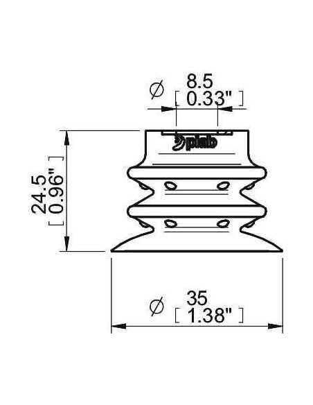 0209633 S.FBXT35DS40.XXX.00 Suction cup detectable FCM