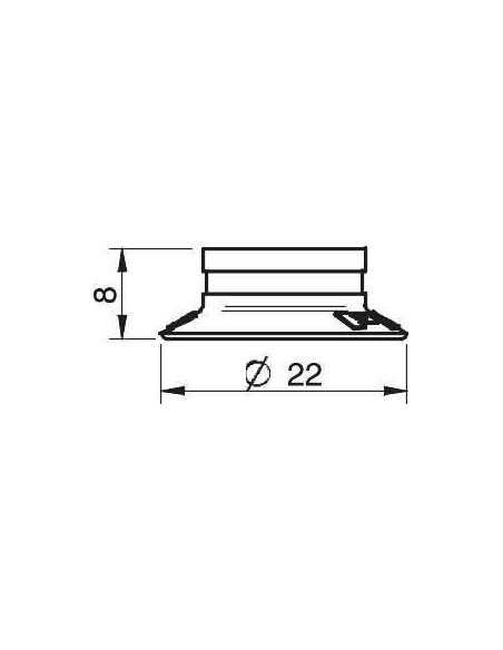 0200440 S.U20SF50.XXX.00 Suction cup U20.21