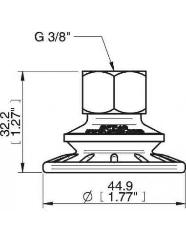 0118992 Suction cup BFF40P.4R.04UA