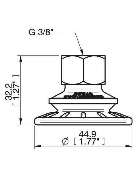 0118992 Suction cup BFF40P.4R.04UA