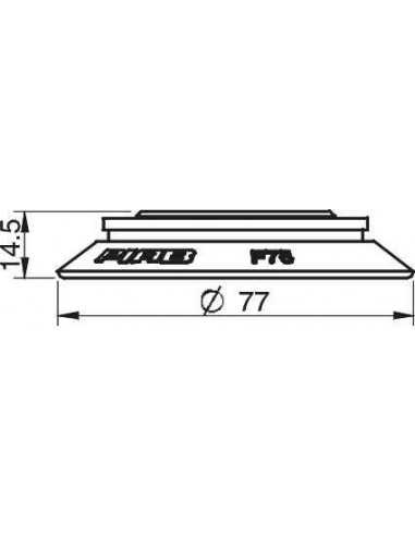 0106829 Suction cup F75P.5K F75P PU30/60° for insert