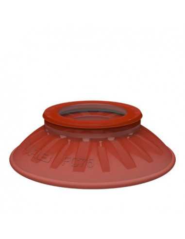 0106948 Suction cup FC75P.5C FC75P PU40° Red Insert