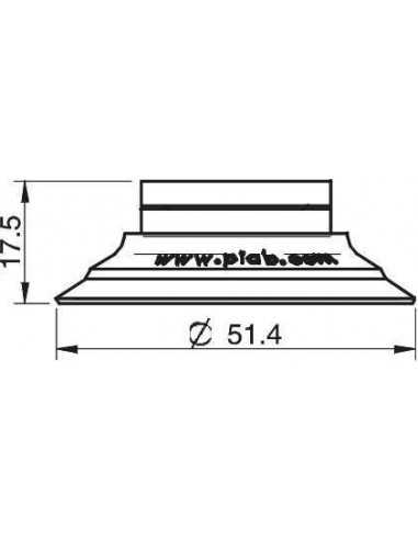 0101150 Suction cup U50-2.30 U50-2 NPV