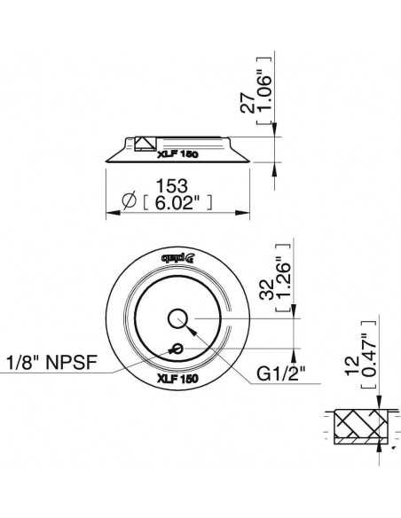 0127131 Suction cup XLF150.30.62UA Nitrile