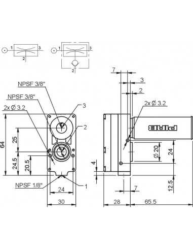 0102750 Vacuum pump MINI L28 C NBR A L28A6-CNA