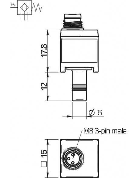 0110245 Vacuum switch VS4015 30 -kPa