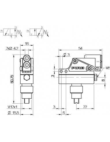 3116062 Vacuum switch pneu adj screw & knob Pneumatic NO