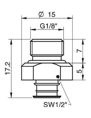 3250085 Fitting 20-30 02AB G1/8" male