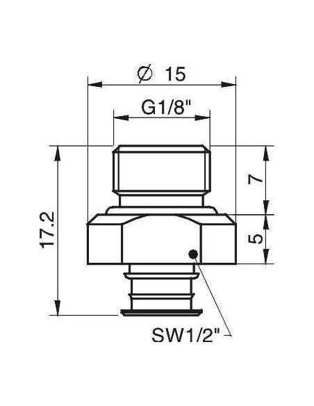 3250085 Fitting 20-30 02AB G1/8" male