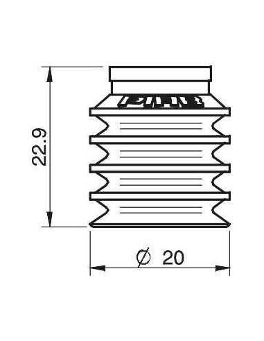 0101116 S.BL20-2S50.XXX.00 Suction cup BL20-2.20